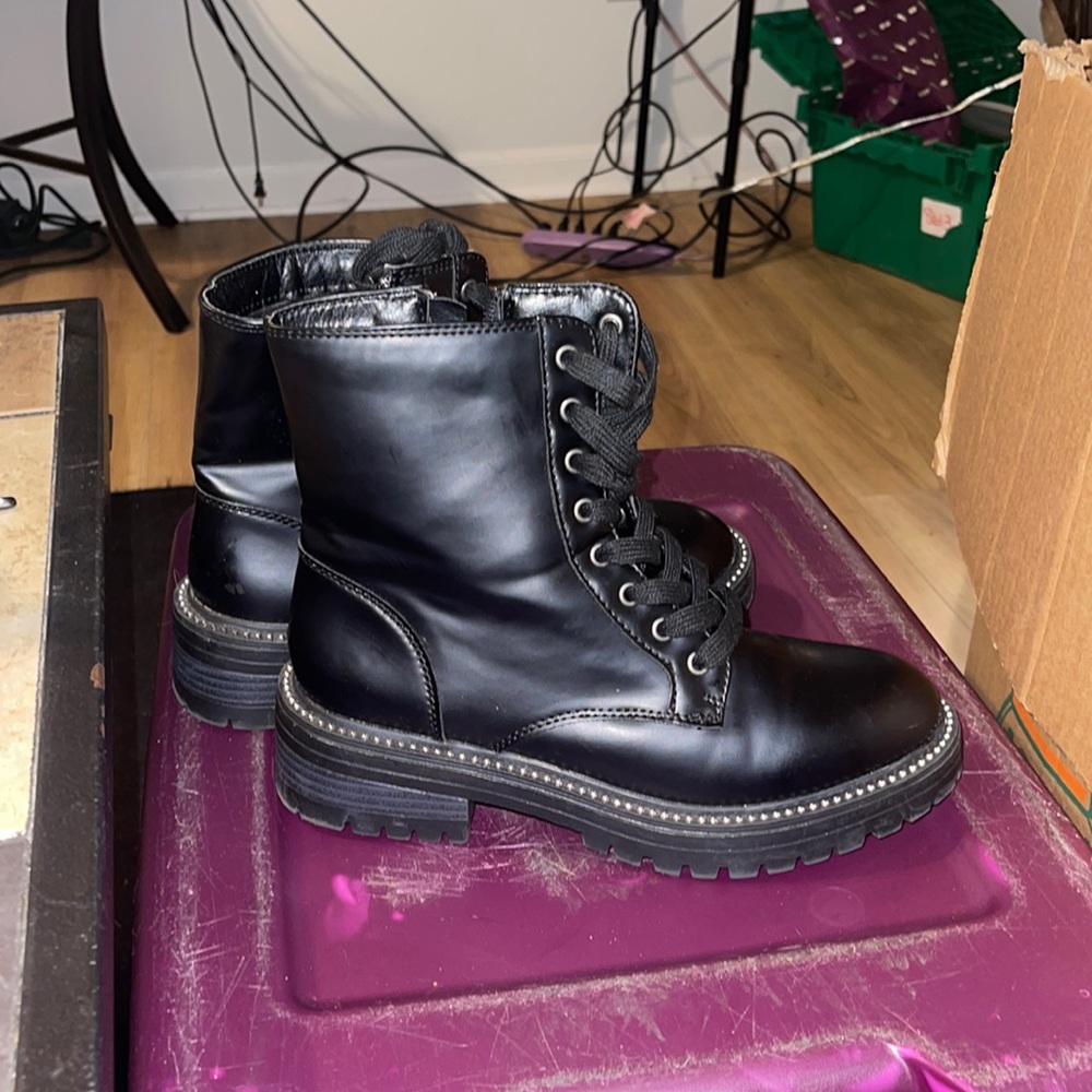 Black Combat Boots
